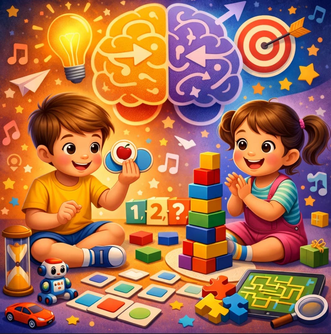 هل اللعب يمكن أن يطور الانتباه والذاكرة عند الأطفال؟